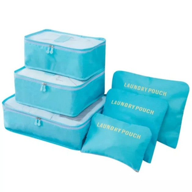 KIT ORGANIZADOR VIAJERO X 6 UNDS